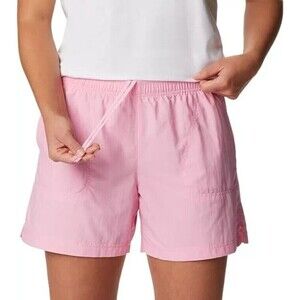 Columbia Women's Sandy River Drawstring Lightweight Shorts Rose Size XL